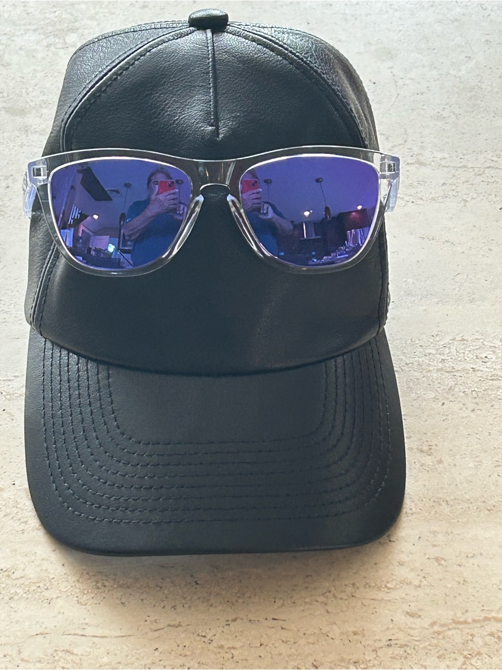 Oakley Frogskins Polished Clear w/Prism Violet lens